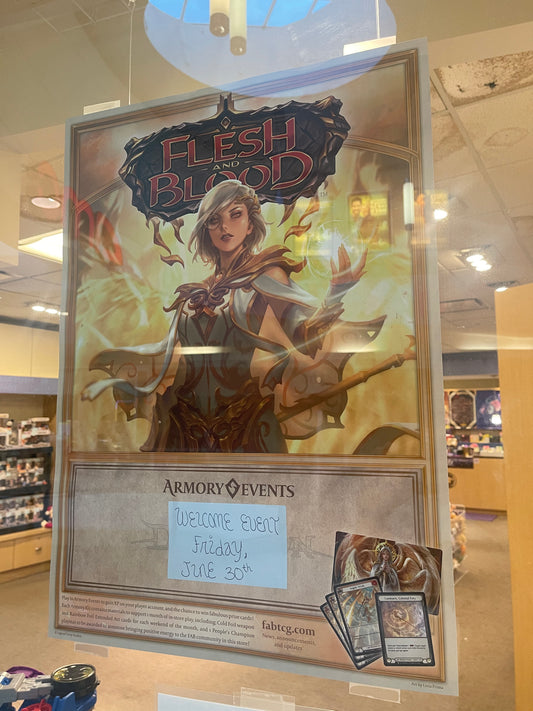 Flesh and Blood Welcome Event