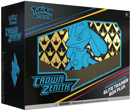 Crown Zenith Pokemon Center Elite Trainer Box Plus