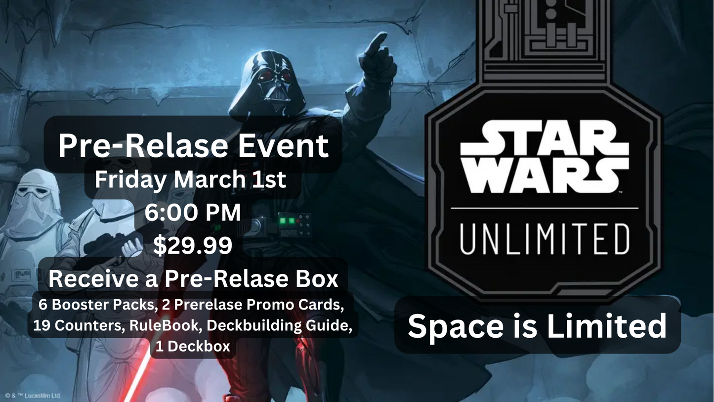 Star Wars Unlimited Pre Release Event