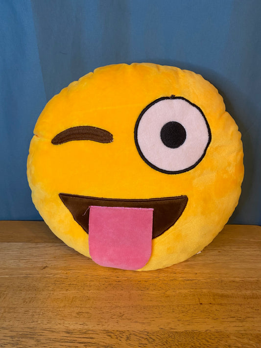 Winky Face Emoji Plush