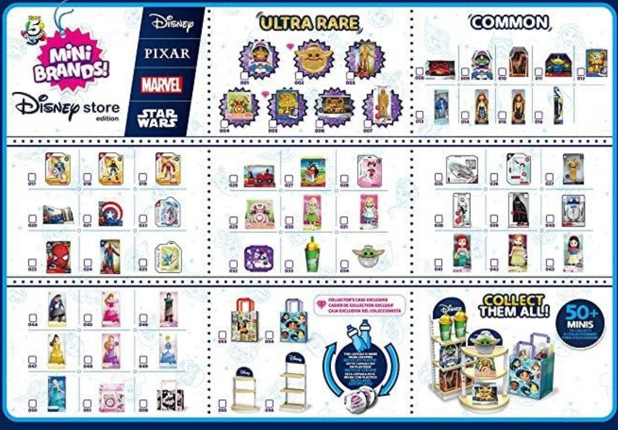 Disney store Mini Brands (Series 1)